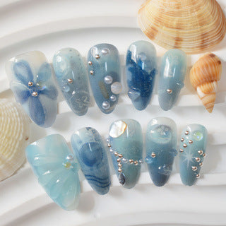 Dekoratives Themen Press-On Nagelkunst Set Brehn