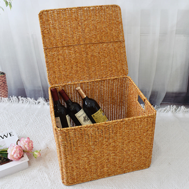 Woven Storage Cube mit Deckel Brehn