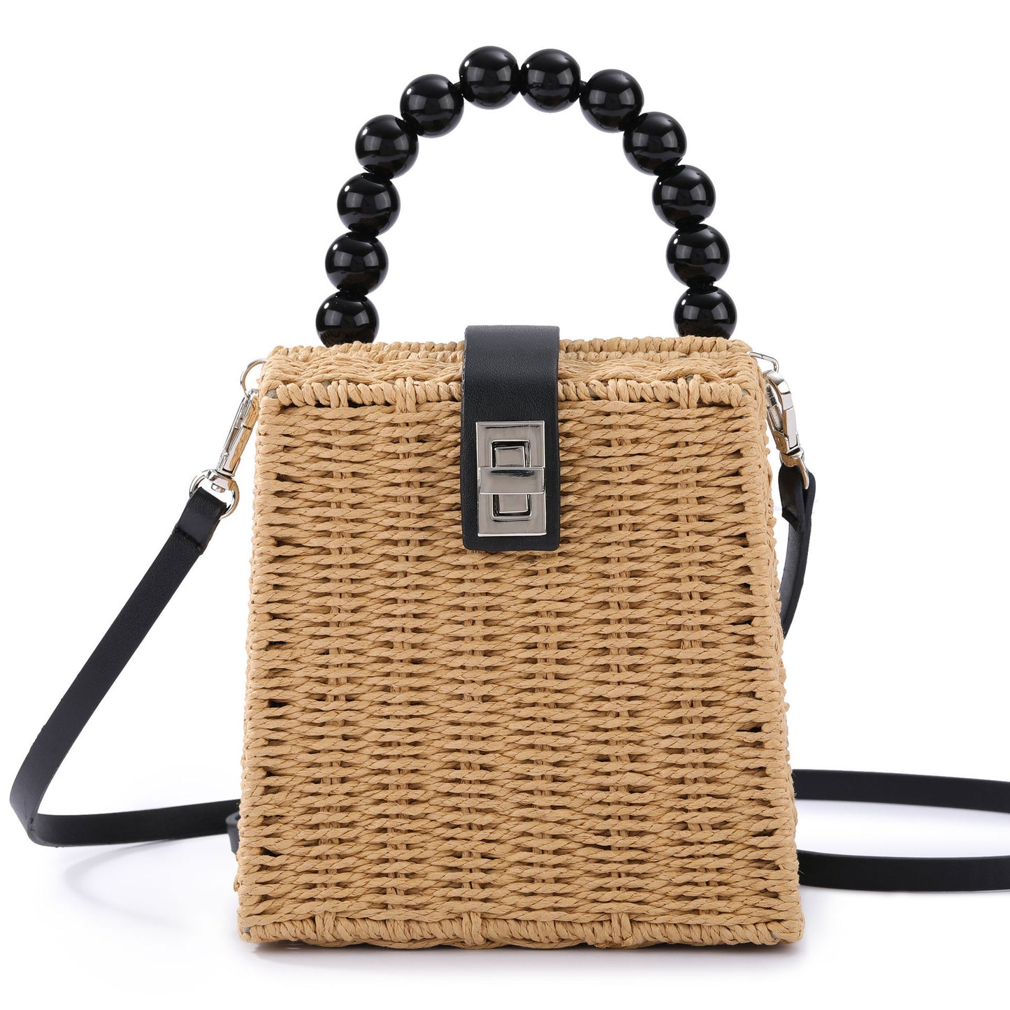 Damen Designer Korbtasche mit einzigartigem Griff Brehn