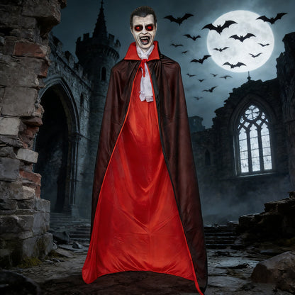 Gothic Vampire Cloak Kostüm Brehn
