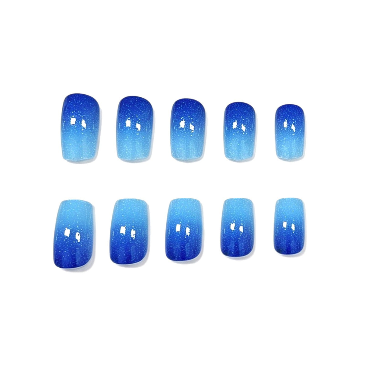 Gradient Glitter Nagelkunst Brehn