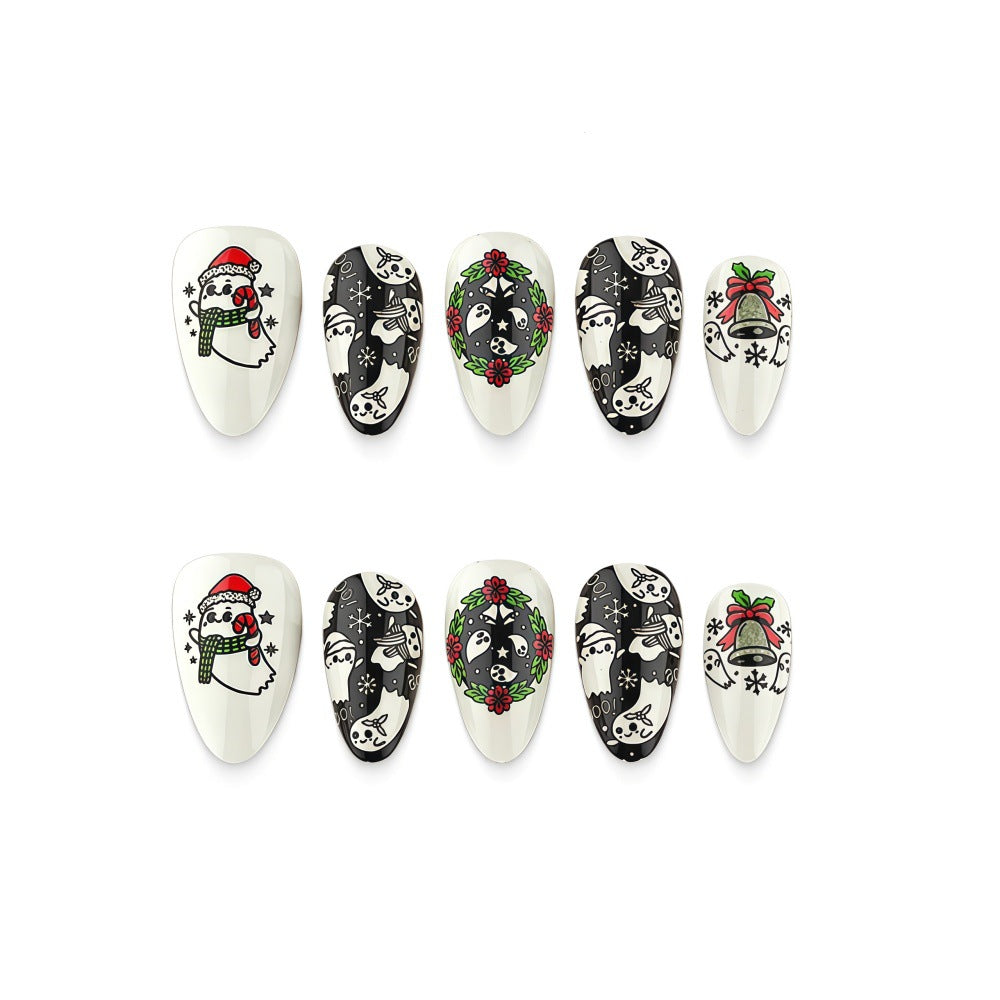 Kunstnägel mit Weihnachtlichem Design Brehn