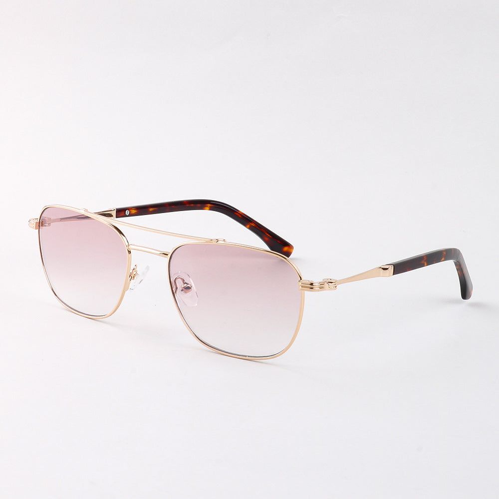 Damen modische Sonnenbrille mit minimalistischem Rahmen und graduierten Gläsern Brehn
