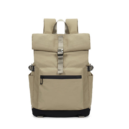 Rolltop Reis Rucksack Brehn