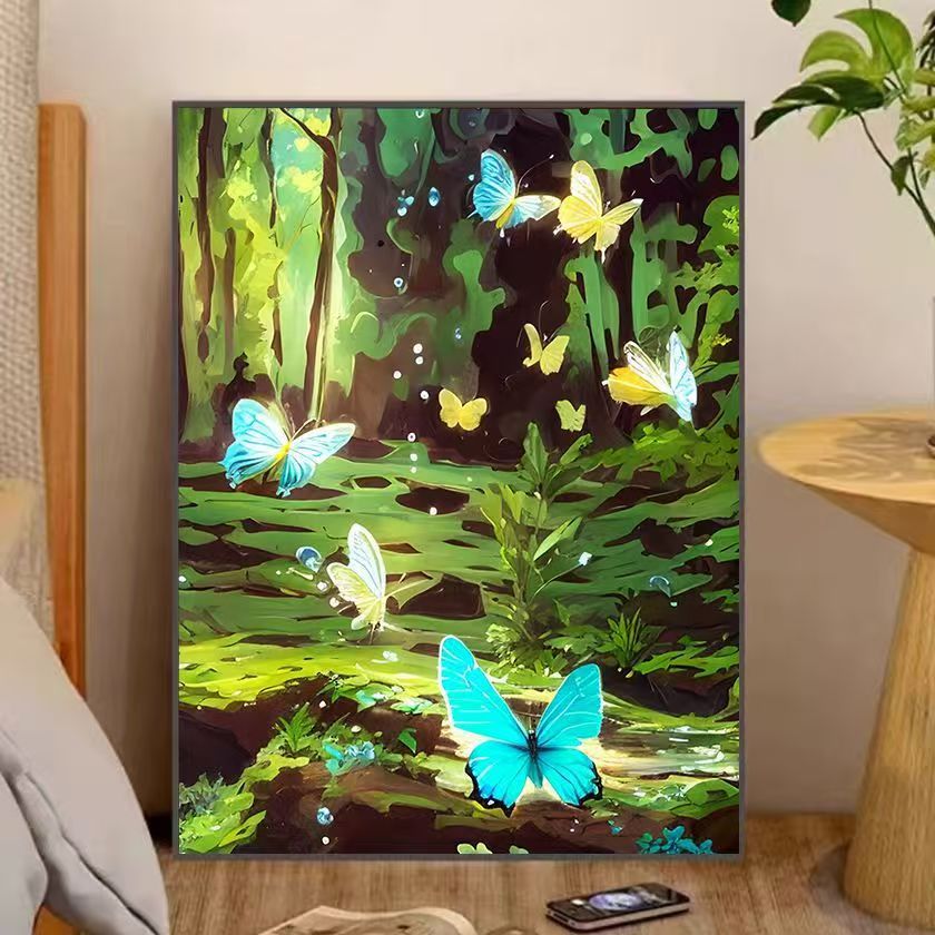 Fantasy Forest Schmetterling Wandkunst Brehn