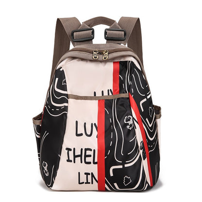 Stylischer Grafikdruck-Rucksack Brehn