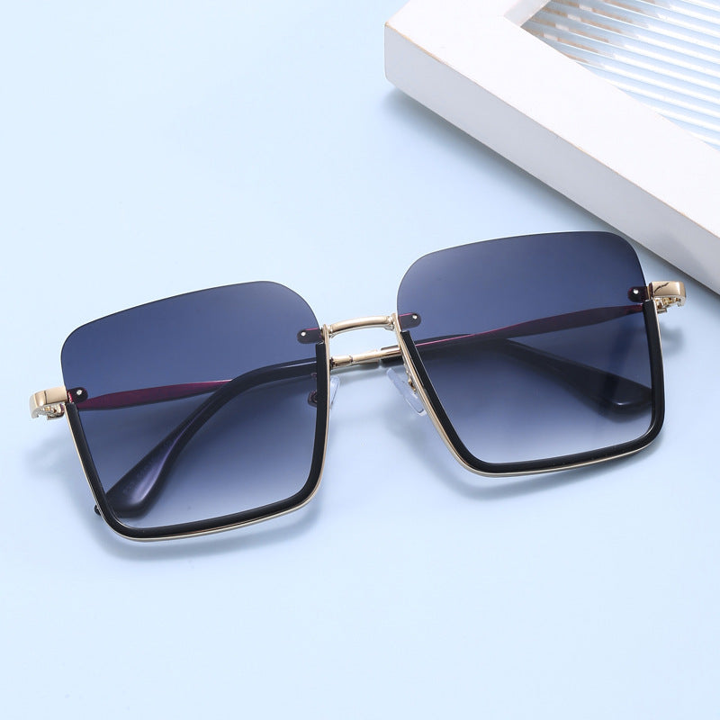Damen oversized Sonnenbrille mit elegantem Geometrie-Rahmen Brehn