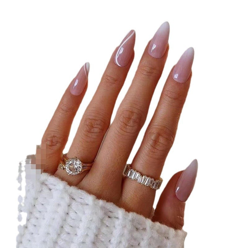 Elegante Spitz-Stiletto-Nagelerweiterungen