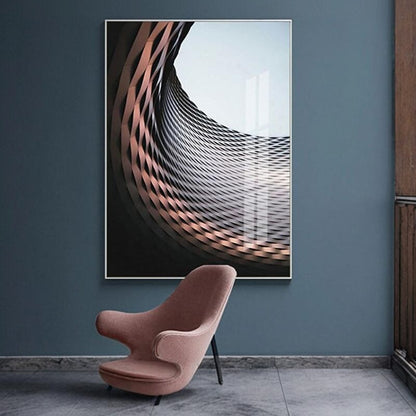 Moderne abstrakte texturierte Wandkunst