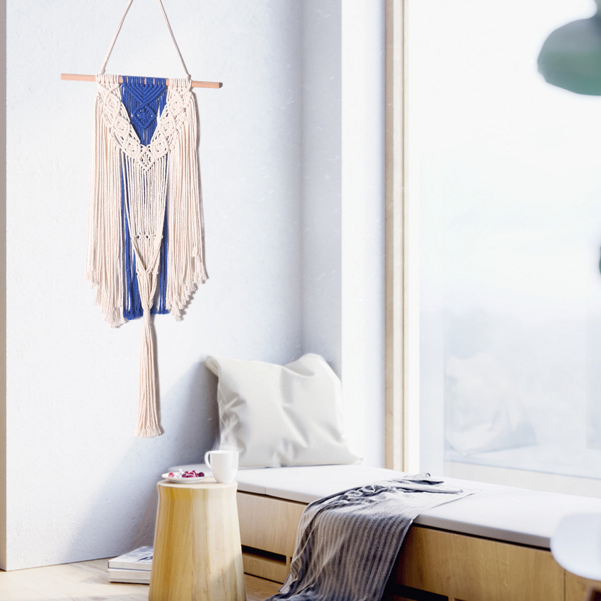 Makramee Boho Wandteppich