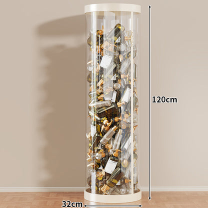 Hohe klare acryl vertikale Display-Zylinder für Mini-Parfüm- & Probeflaschen-Sammlung