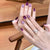 Ombre Glitzernde Press-On Nägel Brehn
