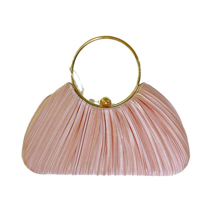 Faltbare Abendhandtasche mit Metallring