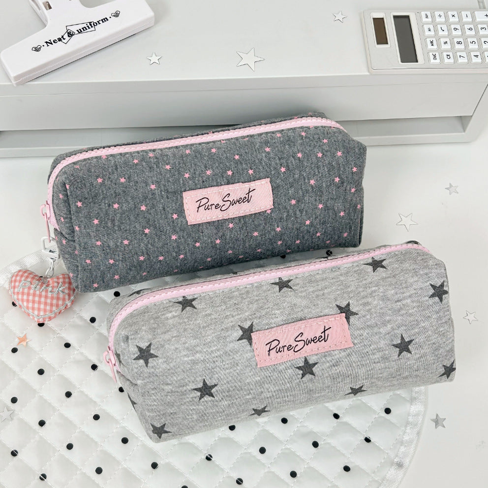 Stilvolle Sternenprint Bleistift Tasche