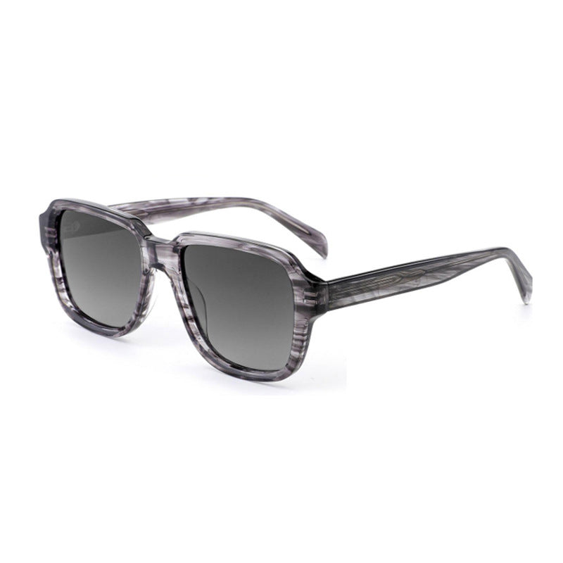 Damen quadratische Sonnenbrille mit modischem Muster Brehn