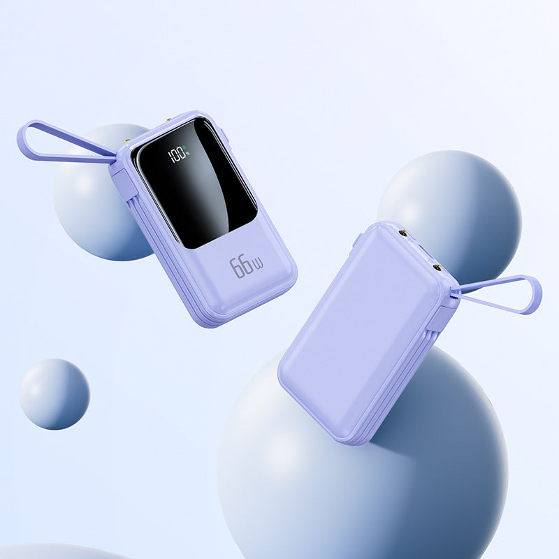 Tragbare Powerbank mit 66W Schnellladefunktion und Digitalem Display Brehn