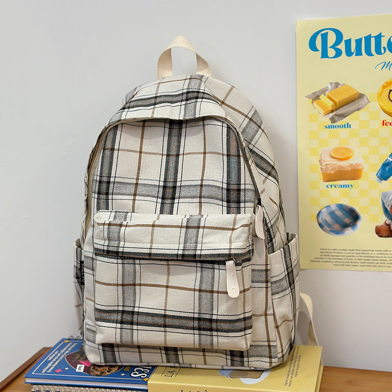 Karo-Muster Freizeit Rucksack Brehn