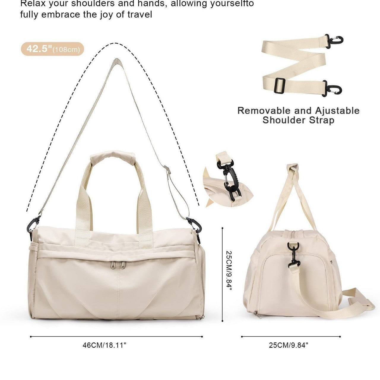 Geräumige Sport- und Reisetasche Brehn