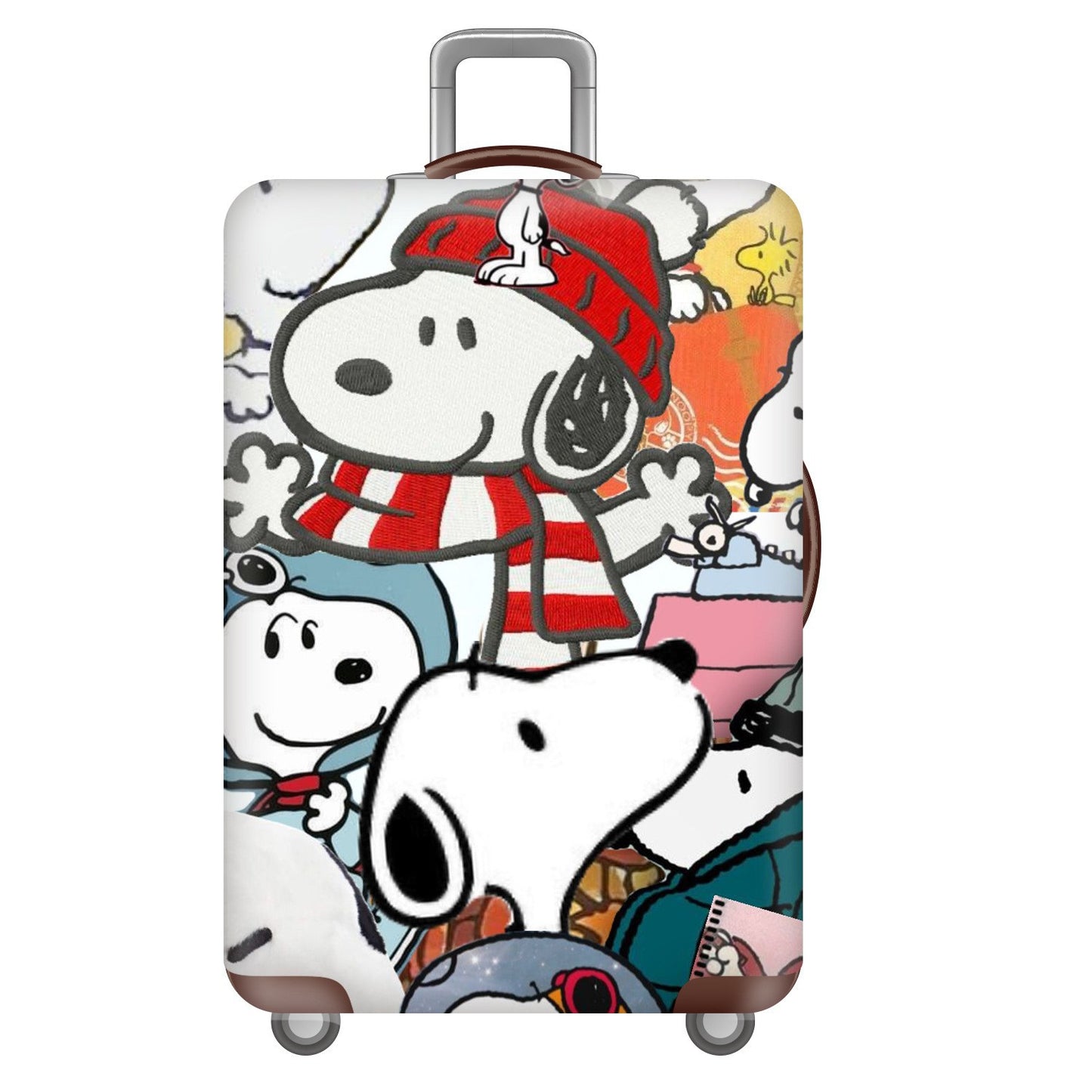 Unisex Hartschalenreisekoffer mit verspieltem Snoopy-Motiv Brehn