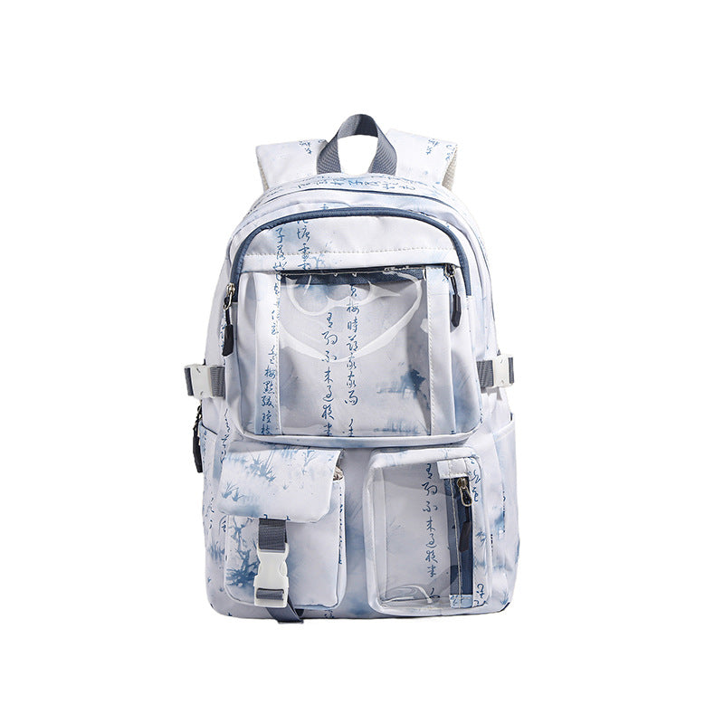 Stylischer Grafikdruck-Rucksack