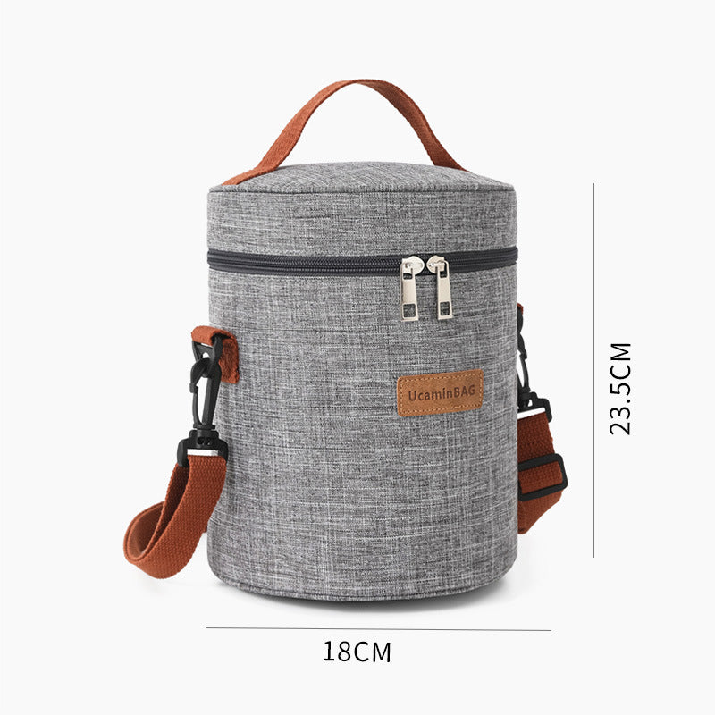 Damen Isolierte Kühltasche im stilvollen Runddesign Brehn