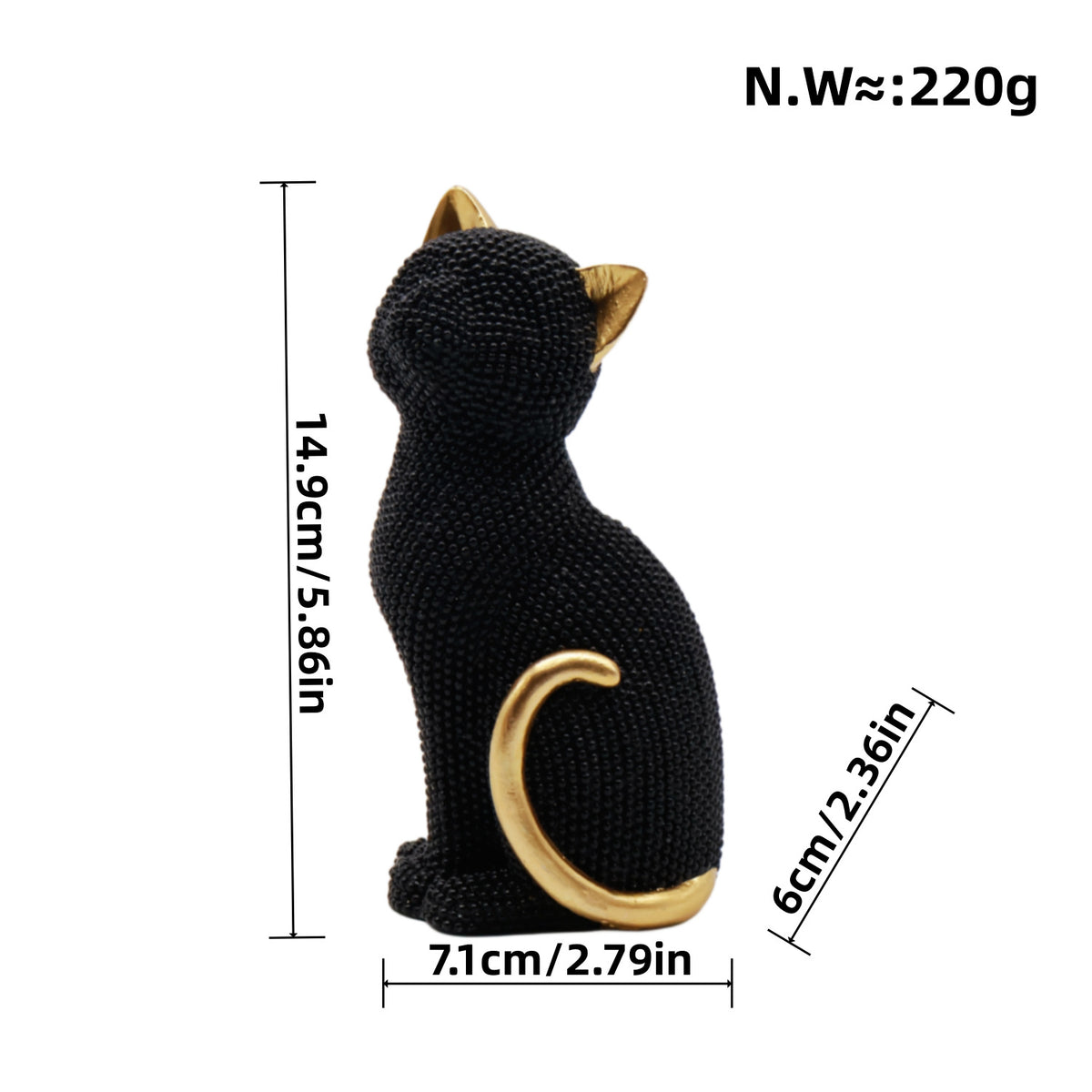 Dekorative Katzenfigur Brehn