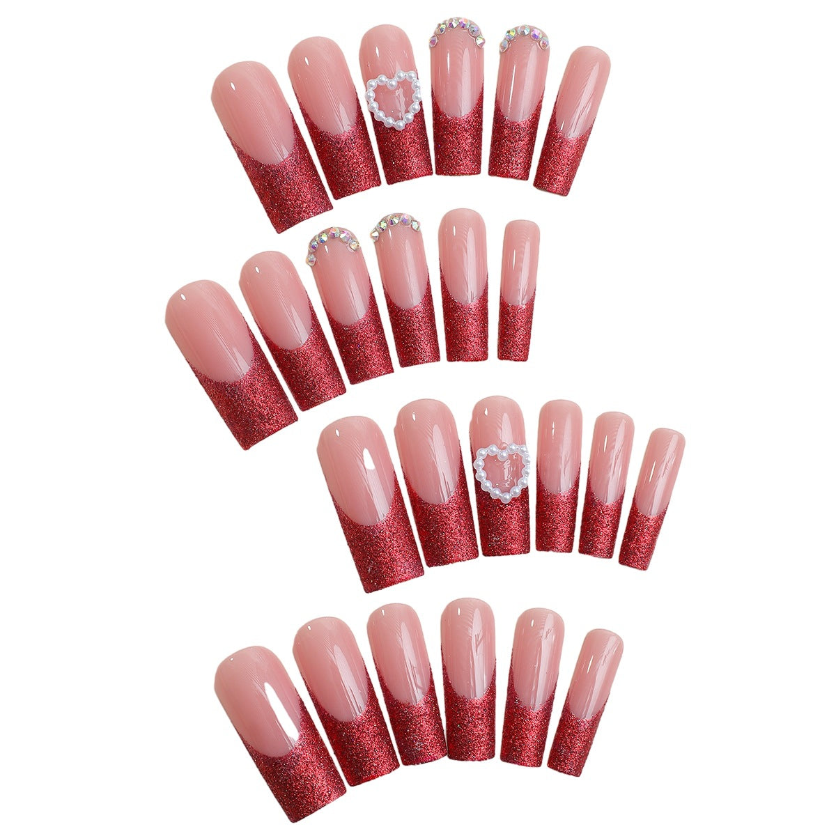 Glamouröse Glitzer-Nageln Brehn