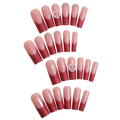 Glamouröse Glitzer-Nageln Brehn