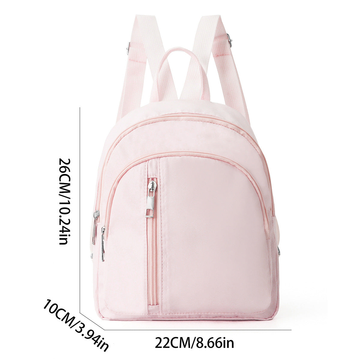Unisex Alltagsrucksack mit ergonomischen Trägern und mehreren Fächern Brehn