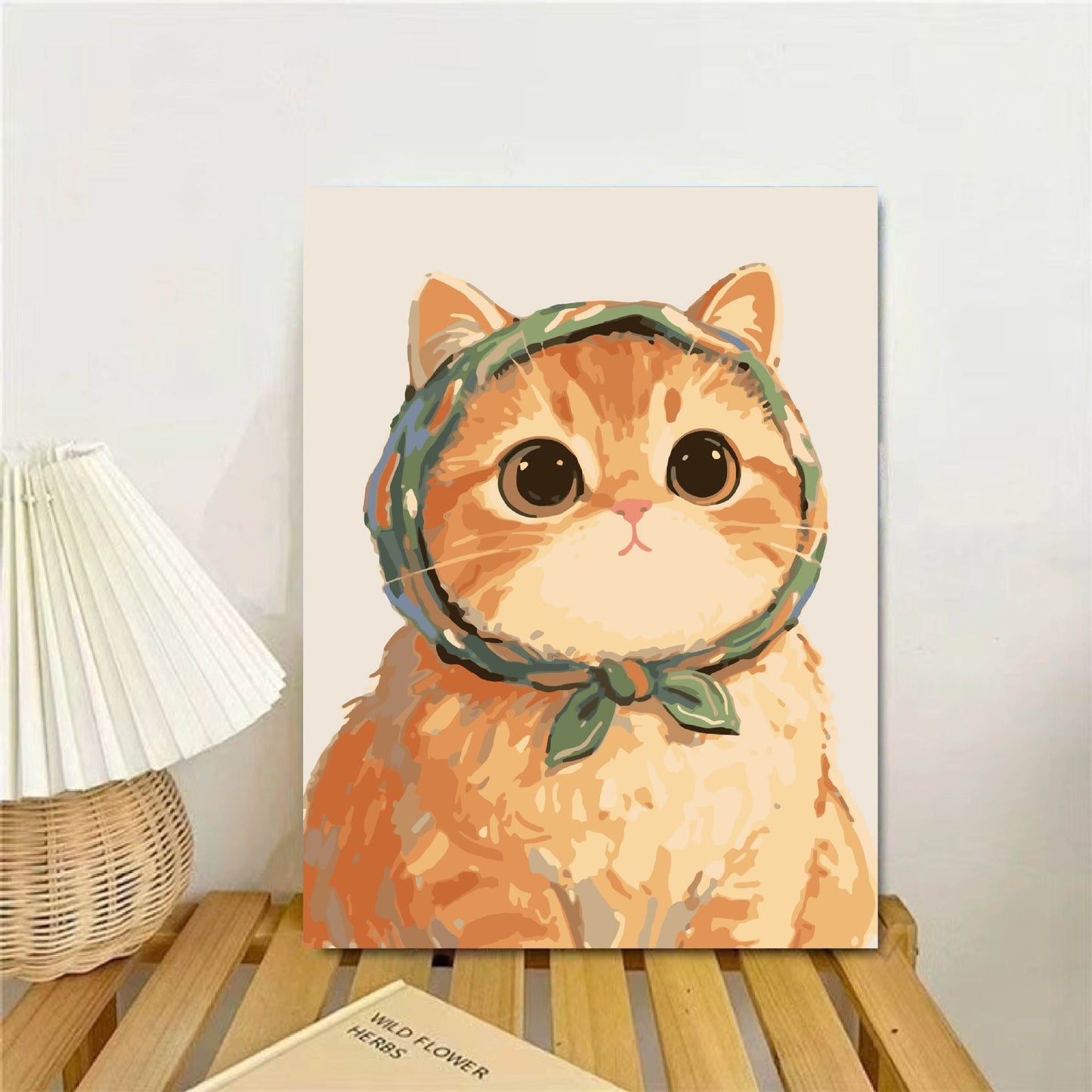 Kat-Themen illustrierter Wandkunst Druck Brehn