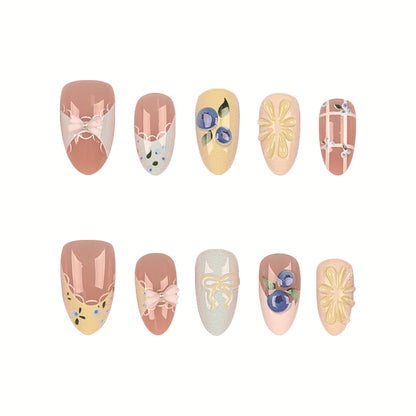 Künstlerische Press-On Nagelkunst Kollektion