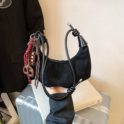 Designer Wildleder-Handtasche