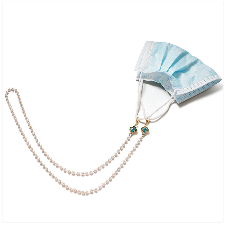 Elegante Brillenhalterkette mit Perlenakzenten Brehn