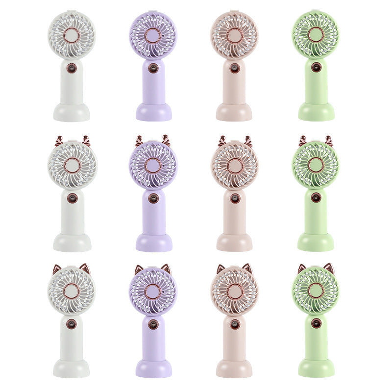 Damen Mini USB Handventilator mit Katzenohren Brehn