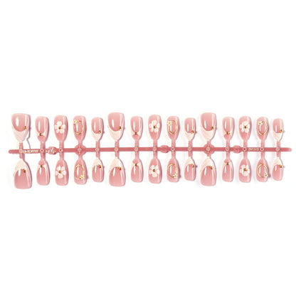 Floral Decorative Press-On Nails Set Brehn