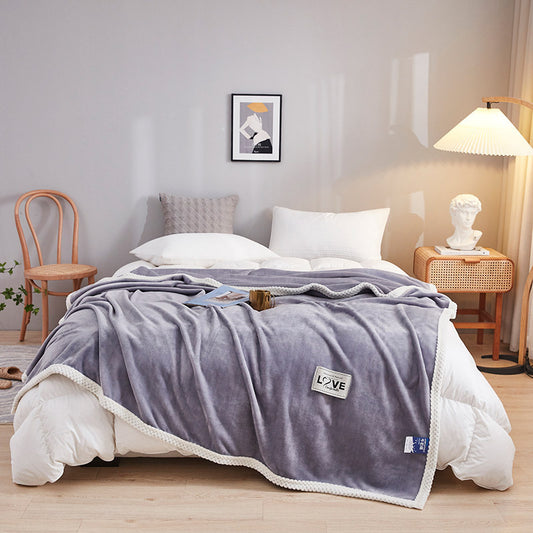 Damen gemütliche Fleece-Decke mit verspieltem Wolkenmuster Brehn