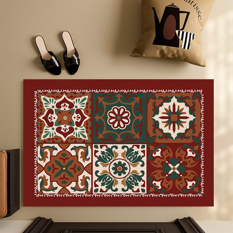 Vintage-inspirierter dekorativer Teppich