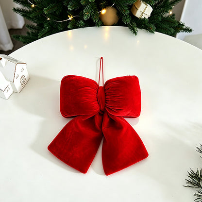 Dekorative Plaid Stoff Schleifen Ornament