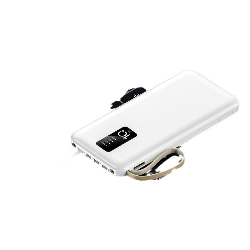 Multifunktionale Powerbank mit Integriertem Kabelsystem Brehn