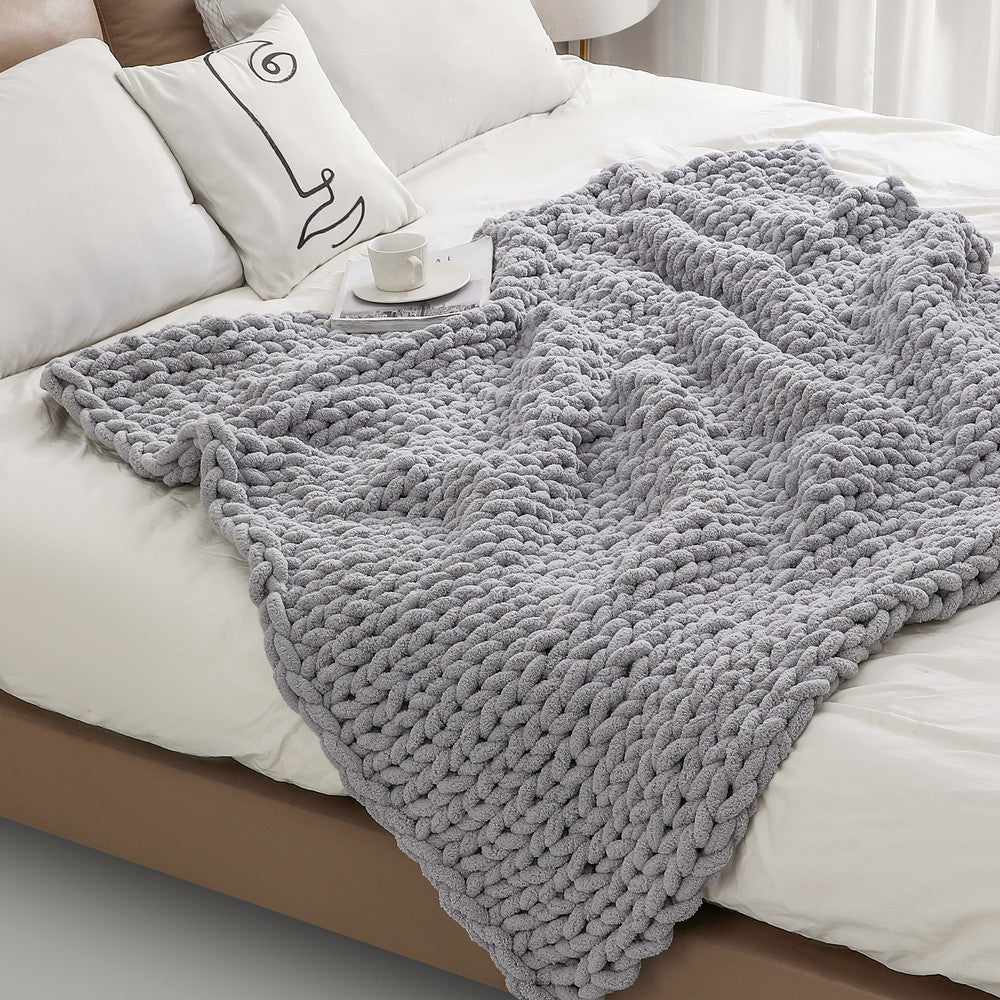 Chunky Gestrickte Decke Brehn
