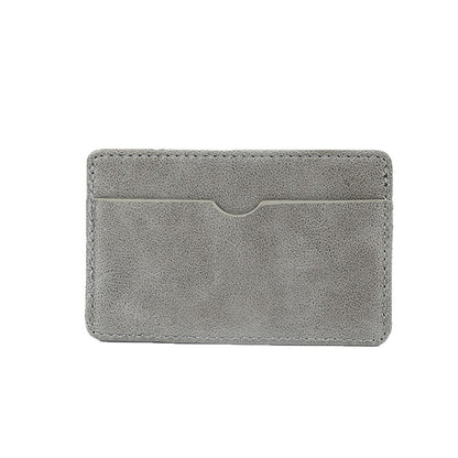 Schlanker Minimalistischer Leder Kartenhalter