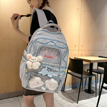 Transparenter Fronttasche Freizeit Rucksack Brehn