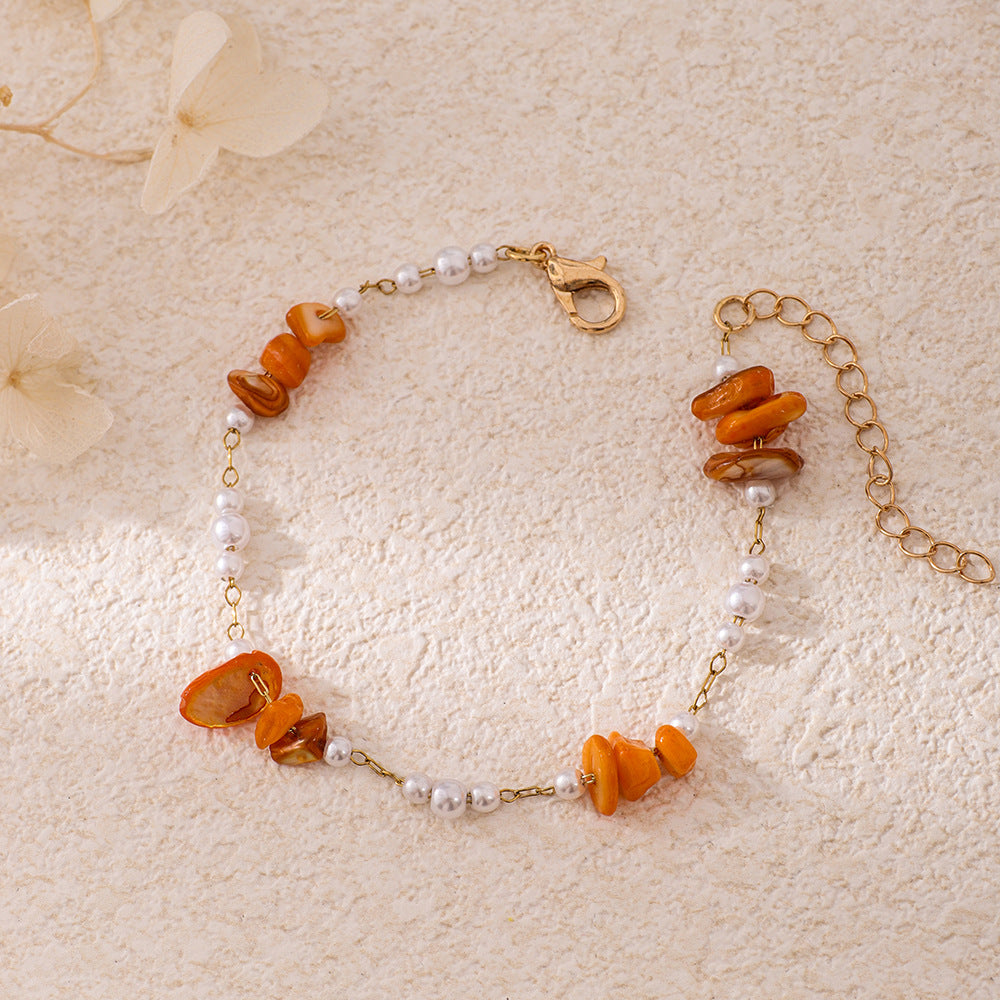 Chic Perlen- und Edelsteinarmband Brehn