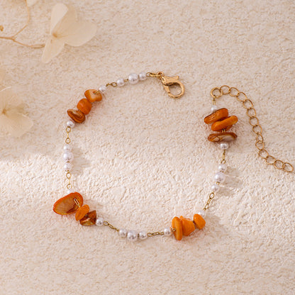 Chic Perlen- und Edelsteinarmband Brehn