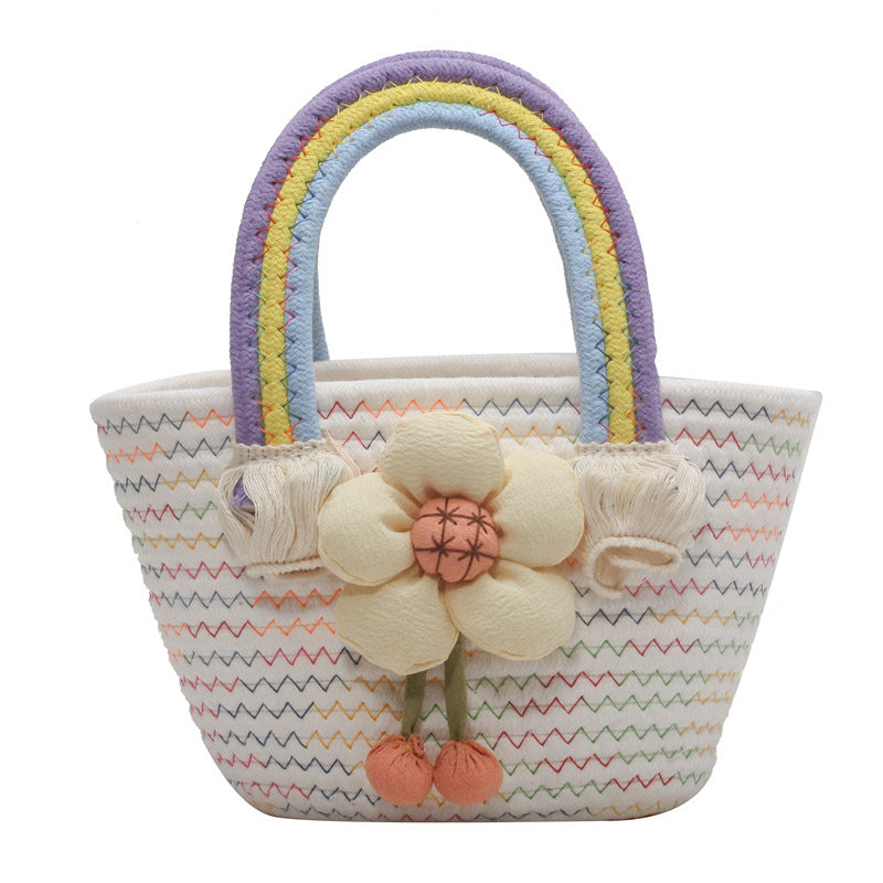 Dekorative Häkel-Handtasche