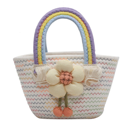 Dekorative Häkel-Handtasche