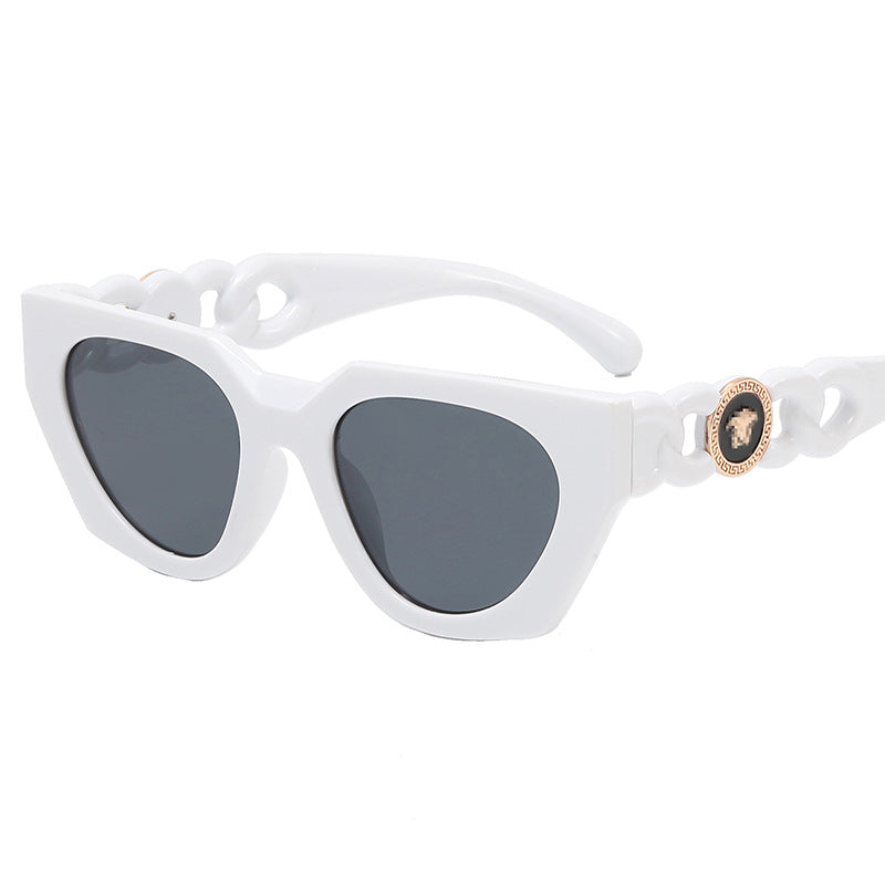 Damen modische Sonnenbrille mit extravagantem Design und luxuriösen Details Brehn
