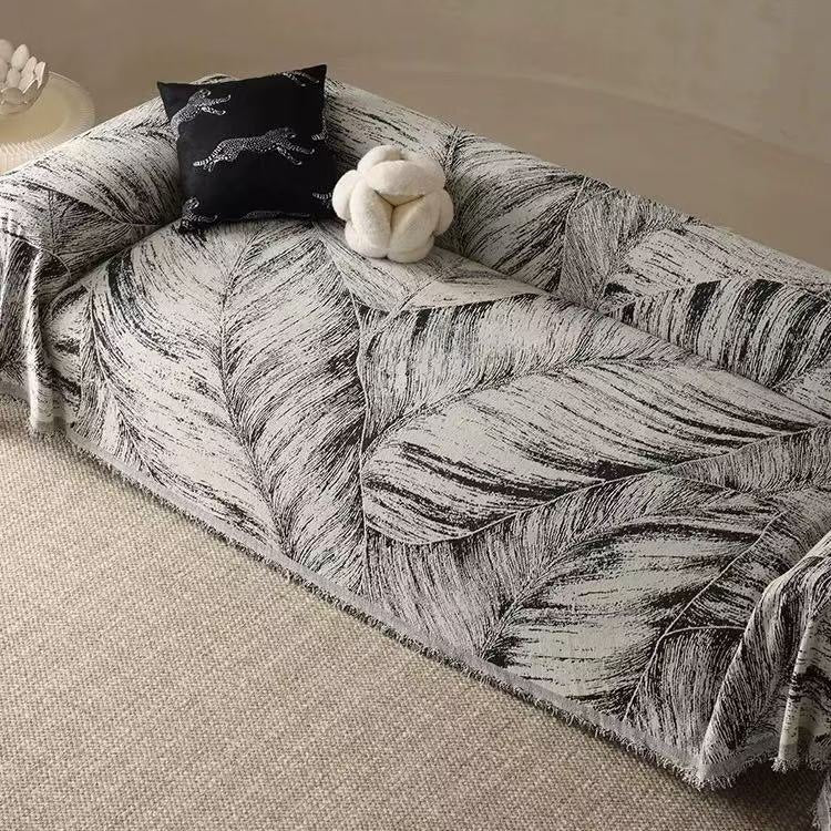Künstlerisches Blättermuster Wurfdecke