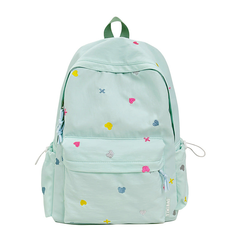 Verspielter Herz-Muster Rucksack Brehn
