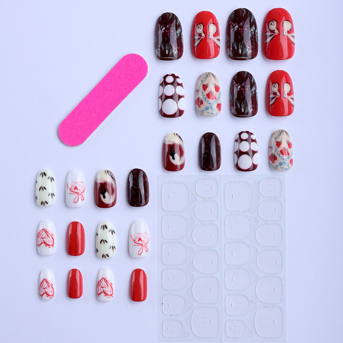 Kunstfingernägel mit Romantischen und Verspielten Designs Brehn